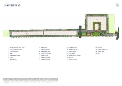 Image of 2532 Sq.ft 4 BHK Apartment / Flat for sale in Brigade Morgan Heights, Sholinganallur, Chennai for Rs. 24900000