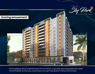 Image of 800 Sq.ft 2 BHK Apartment / Flat for sale in Gulmohar Sky Park, Dhanori, Pune for Rs. 6500000
