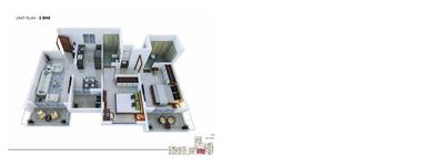 Image of 1550 Sq.ft 3 BHK Apartment / Flat for sale in Kakkad Madhukosh, Balewadi, Pune for Rs. 23000000