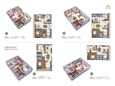 Image of 1525 Sq.ft 3 BHK Apartment / Flat for sale in Aaditri Embassy, Aganampudi, Visakhapatnam for Rs. 8000000