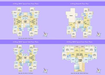 Image of 2800 Sq.ft 2 BHK Apartment / Flat for sale in Mahaavir Darpan, Nerul, Navi Mumbai for Rs. 31000000