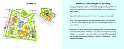 Image of 1420 Sq.ft 3 BHK Apartment / Flat for sale in Sobha Sunscape, Uttarahalli -Manavarthekaval, Bengaluru for Rs. 11750000