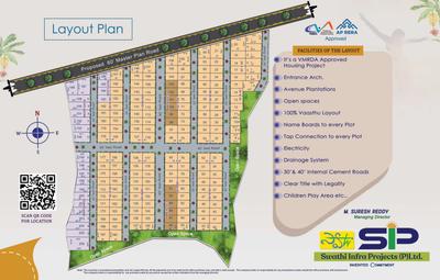 Image of 1500 Sq.ft Residential Plot / Land for sale in Swathi AKR AI City, Anandapuram, Visakhapatnam for Rs. 3674000