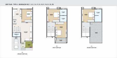 Image of 2400 Sq.ft 4 BHK Villa for sale in H K Tilak Bungalows, Vavol, Gandhinagar for Rs. 18000000