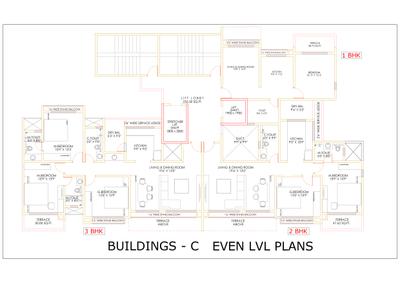 Image of 1228 Sq.ft 2 BHK Apartment / Flat for sale in Akshar Altorios 2 O, Hadapsar, Pune for Rs. 10000000
