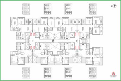 Image of 1015 Sq.ft 2 BHK Apartment / Flat for sale in Legacy Liva, Punawale, Pune for Rs. 5200000