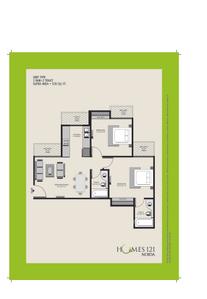 Image of 2000 Sq.ft 5 BHK Duplex for sale in Ajnara Homes121, Sector 121, Noida for Rs. 16000000