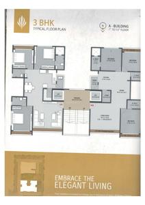 Image of 1400 Sq.ft 2 BHK Apartment / Flat for sale in Kinar Heights, Bhatha, Surat for Rs. 6000000