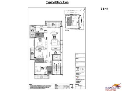Image of 4333 Sq.ft 4.5 BHK Penthouse for sale in Renaissance Bellevue, Malleswaram, Bengaluru for Rs. 120000000