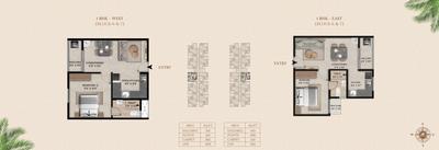 Image of 1522 Sq.ft 3 BHK Villa for sale in GT Rising Palms Phase 1, Valarpuram, Chennai for Rs. 11700000