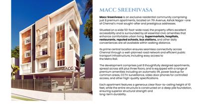 MACC Sreenivasa Brochure 2