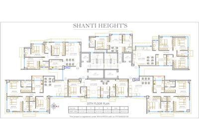Image of 1100 Sq.ft 3 BHK Apartment / Flat for sale in Vipul Shanti Heights, Matunga East, Mumbai for Rs. 60500000
