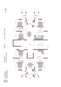 Image of 1144 Sq.ft 3 BHK Apartment / Flat for sale in Suraj Lumina, Mahim, Mumbai for Rs. 44000000