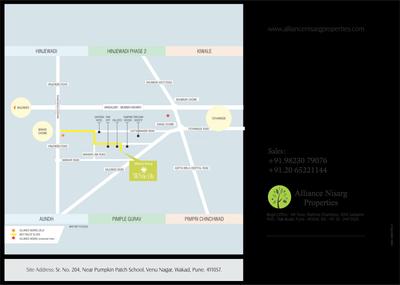 Image of 1640 Sq.ft 4 BHK Apartment / Flat for sale in Alliance White Lily, Wakad, Pune for Rs. 10785000