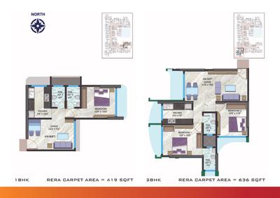 Image of 750 Sq.ft 2 BHK Apartment / Flat for sale in AVA Maple, Borivali East, Mumbai for Rs. 14000000