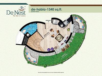 Image of 1340 Sq.ft 1 BHK Apartment / Flat for sale in Delhi De Nest, Mandi, New Delhi for Rs. 9500000