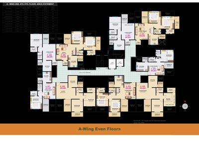Image of 986 Sq.ft 2 BHK Apartment / Flat for sale in Caratlane Marigold, Tathawade, Pune for Rs. 5100000