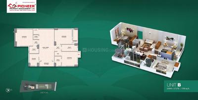Image of 2000 Sq.ft 4 BHK Apartment / Flat for sale in Kaypee Oriental Palms, Phool Bagan, Kolkata for Rs. 25000000