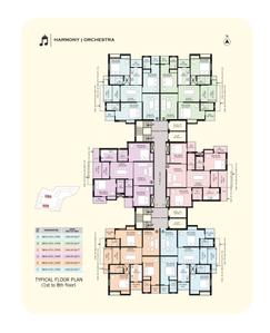 Image of 1240 Sq.ft 3 BHK Apartment / Flat for sale in Odin Symphony City, Mesra, Ranchi for Rs. 5400000