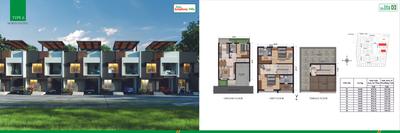Image of 1450 Sq.ft 3 BHK Villa for sale in Isha Symphony Villa, Siruseri, Chennai for Rs. 14500000
