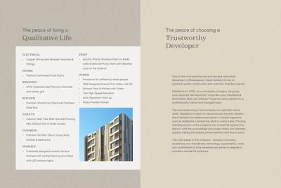 Image of 1075 Sq.ft 2 BHK Apartment / Flat for sale in Kalvik Adidev, Patia, Bhubaneswar for Rs. 12748000