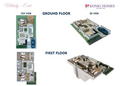 Image of 3200 Sq.ft 4 BHK Villa for sale in Konig Fortune County, Lagumenahalli, Bengaluru for Rs. 33264000