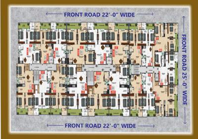 Image of 1300 Sq.ft 3 BHK Apartment / Flat for sale in Royal Krishna Elite, Noida Extension, Greater Noida for Rs. 5485000