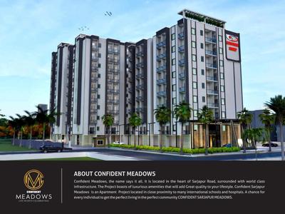Image of 1616 Sq.ft 3.5 BHK Apartment / Flat for sale in D J Confident Meadows, Dommasandra, Bengaluru for Rs. 12000000