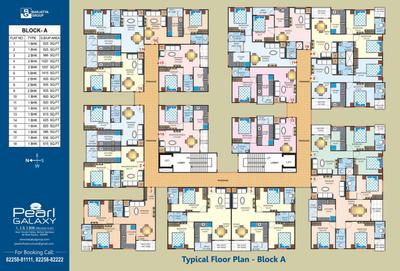 Image of 610 Sq.ft 1 BHK Apartment / Flat for sale in Barjatya Pearl Galaxy , Dudhia, Indore for Rs. 2100000