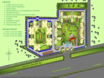 Image of 3150 Sq.ft 3 BHK Apartment / Flat for sale in Tulip Ace, Sector 89, Gurgaon for Rs. 26500000