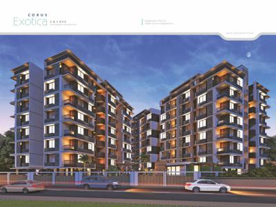 Image of 607 Sq.ft 2 BHK Apartment / Flat for sale in Corus Exotica, Chandlodia, Ahmedabad for Rs. 6400000