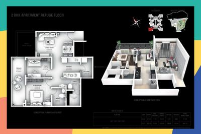Image of 1320 Sq.ft 3 BHK Apartment / Flat for sale in Goel Ganga Legend A2 And B4, Bavdhan, Pune for Rs. 15000000