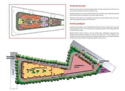 Image of 996 Sq.ft 2 BHK Apartment / Flat for sale in Skylark Zenith, Electronic City, Bengaluru for Rs. 8800000