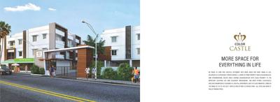 Image of 1139 Sq.ft 2 BHK Apartment / Flat for sale in Colorhomes Castle, Perumbakkam, Chennai for Rs. 5800000