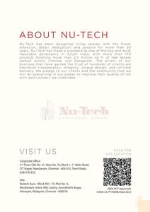 Image of 1458 Sq.ft 3 BHK Apartment / Flat for sale in Nutech AURA, Alwarpet, Chennai for Rs. 29889000