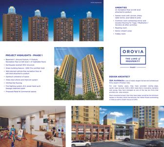 Image of 577 Sq.ft 1 BHK Apartment / Flat for sale in Vijay Orovia Phase 1, Hiranandani Estate, Thane for Rs. 7500000