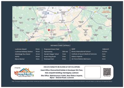 Image of 1250 Sq.ft Residential Plot / Land for sale in Avikalp Estate, Makhdoompur Kaithi, Lucknow for Rs. 4687500
