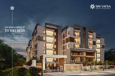 Image of 1020 Sq.ft 2 BHK Apartment / Flat for sale in Akruthi Srivatsa, Mallampet, Sangareddy for Rs. 7300000