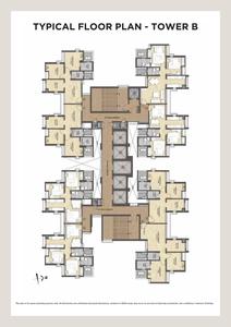 Image of 850 Sq.ft 2 BHK Apartment / Flat for sale in Raymond Ten X Habitat Raymond Realty Tower D, Thane West, Thane for Rs. 14500000