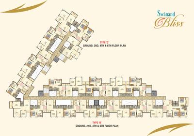 Image of 640 Sq.ft 1 BHK Apartment / Flat for sale in Swanand Bliss Phase 1, Ambernath East, Ambernath for Rs. 2700000