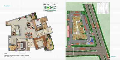 Image of 1300 Sq.ft 3 BHK Apartment / Flat for sale in Migsun Mahaluxmi Homz, Kaushambi, Ghaziabad for Rs. 9000000