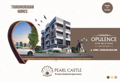 Image of 815 Sq.ft 2 BHK Apartment / Flat for sale in Pearl Castle, Thoraipakkam, Chennai for Rs. 8200000