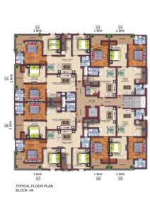 Image of 1050 Sq.ft 2 BHK Apartment / Flat for sale in Vihaan Galaxy Tower T, Kulesara, Greater Noida for Rs. 4299000