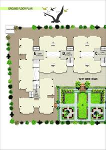 Image of 1143 Sq.ft 2 BHK Apartment / Flat for sale in Vrundavan Shyam Elegance, Jodhpur, Ahmedabad for Rs. 6400000