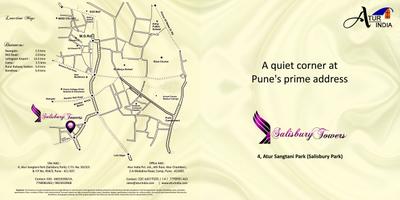 Image of 5000 Sq.ft 4 BHK Apartment / Flat for sale in Atur Salisbury Towers, Gultekdi, Pune for Rs. 80000000