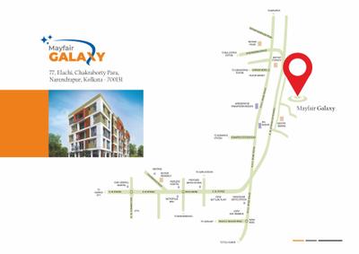 Image of 465 Sq.ft 1 BHK Apartment / Flat for sale in Mayfair Galaxy, Narendrapur, Kolkata for Rs. 2100000