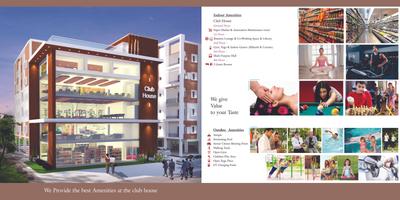 Image of 1239 Sq.ft 2 BHK Apartment / Flat for sale in S V Garudadri, Pocharam, Secunderabad, Hyderabad for Rs. 5332000