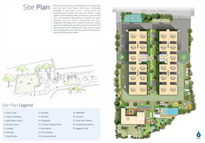 Image of 1611 Sq.ft 3 BHK Apartment / Flat for sale in BPS Twin Towers, Santosh Nagar, Hyderabad for Rs. 12100000