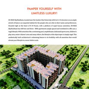 Image of 1462 Sq.ft 3 BHK Apartment / Flat for sale in DS Sky Shubham, K R Puram, Bengaluru for Rs. 11000000