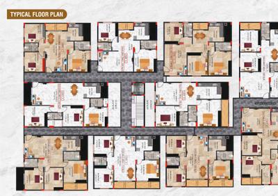 Image of 1105 Sq.ft 2 BHK Apartment / Flat for sale in SV Brundhavanam, Vajarahalli, Bengaluru for Rs. 7300000